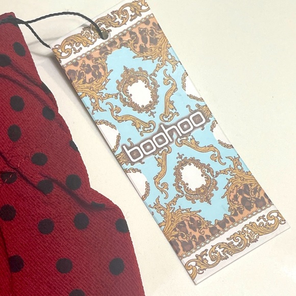 NWT Belted Berry Polka Dots Culottes Pants Size 6/M - Picture 10 of 10